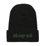 Oh My Zsh ASCII Waffle beanie