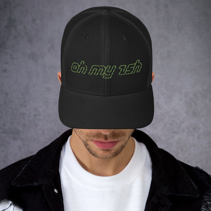 @ohmyzsh ASCII trucker cap