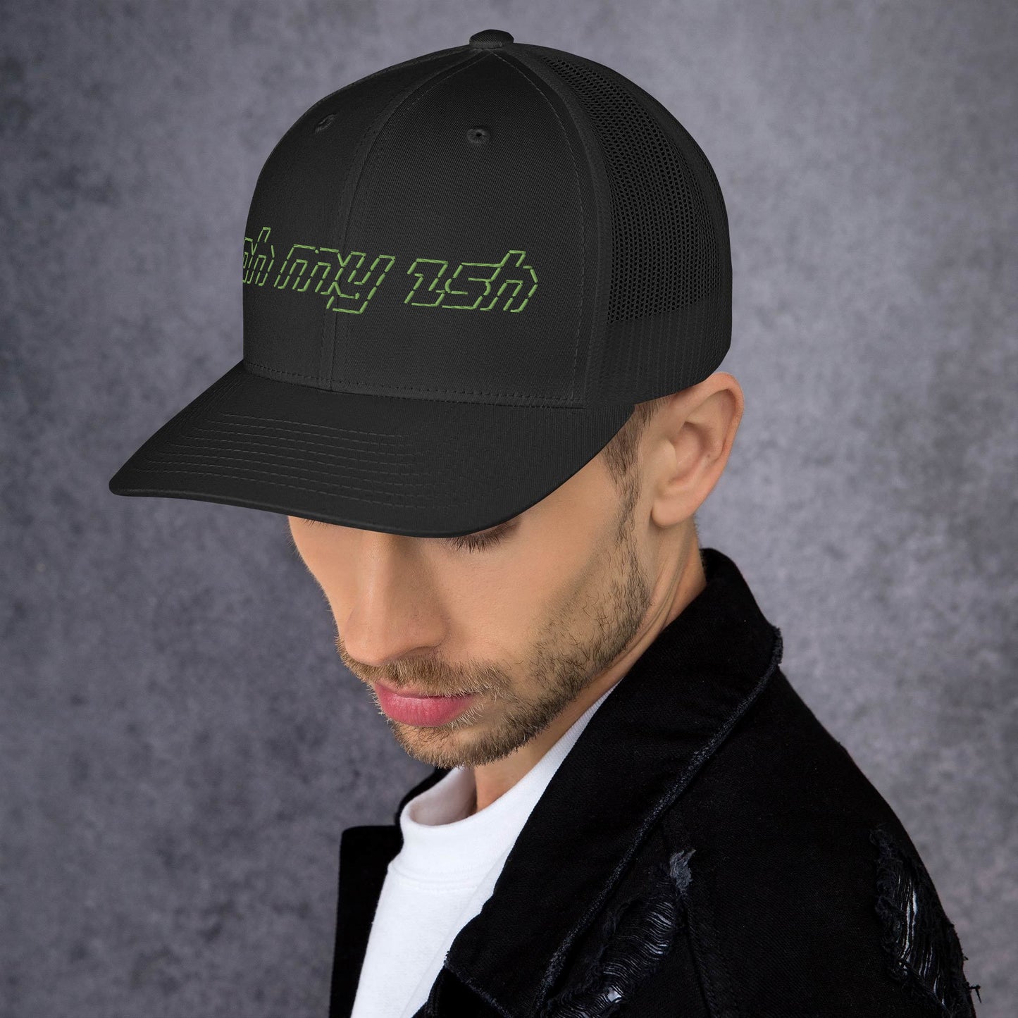 @ohmyzsh ASCII trucker cap