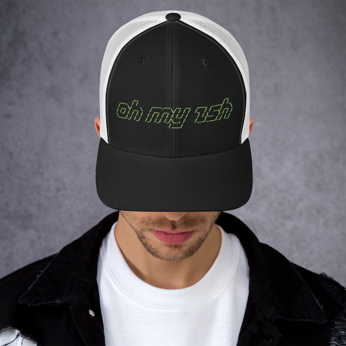 @ohmyzsh ASCII trucker cap