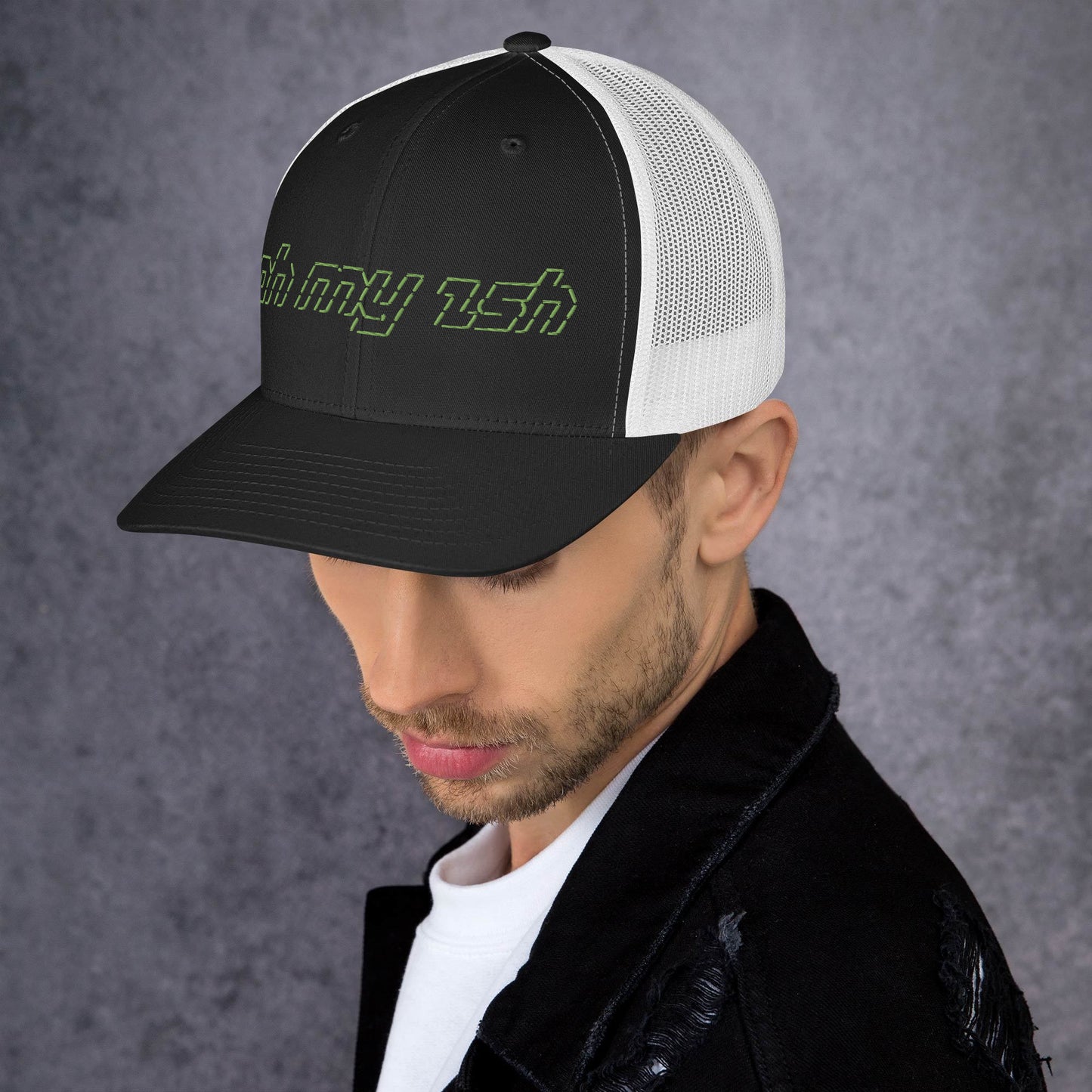 @ohmyzsh ASCII trucker cap