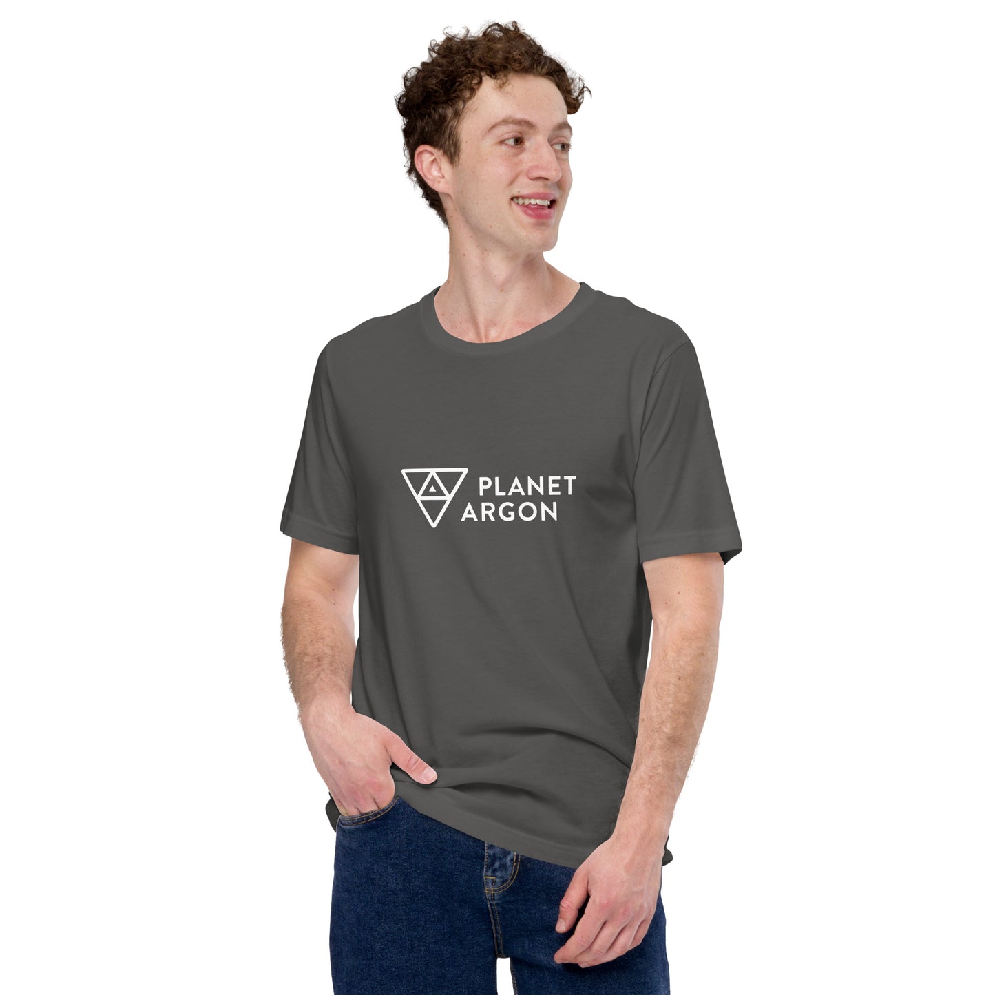 Planet Argon horizontal logo t-shirt
