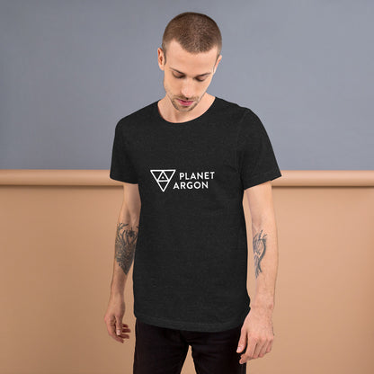 Planet Argon horizontal logo t-shirt