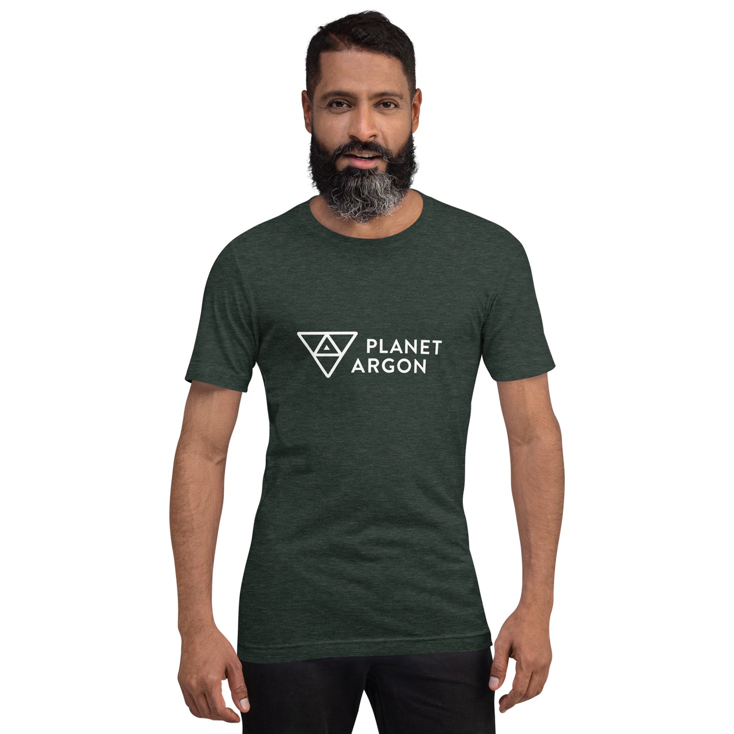 Planet Argon horizontal logo t-shirt