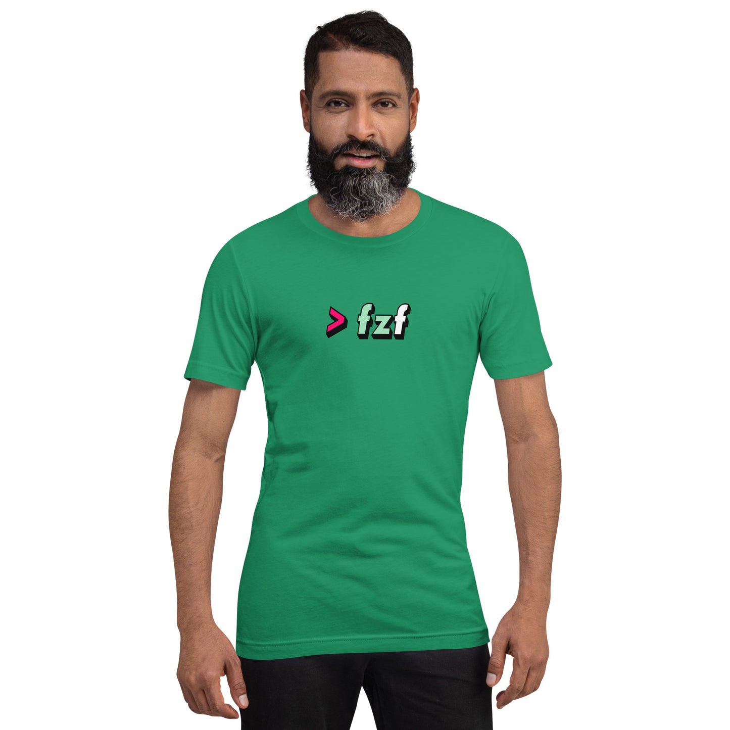 fzf Minimalist Logo T-Shirt