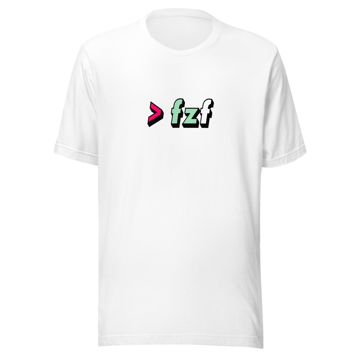 fzf Minimalist Logo T-Shirt