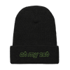 Oh My Zsh ASCII Waffle beanie