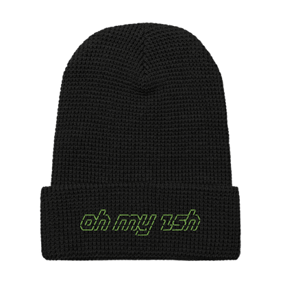 Oh My Zsh ASCII Waffle beanie