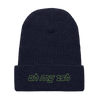 Oh My Zsh ASCII Waffle beanie