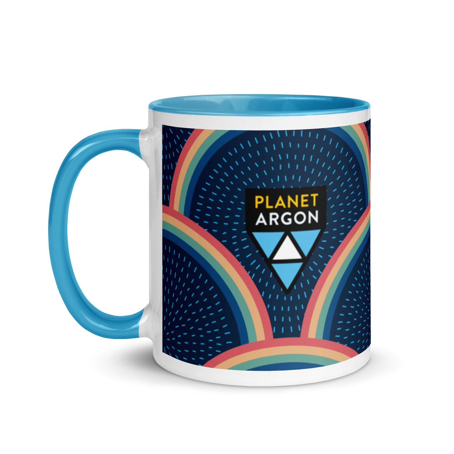 Planet Argon spring showers mug