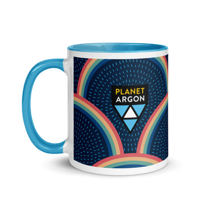 Planet Argon spring showers mug